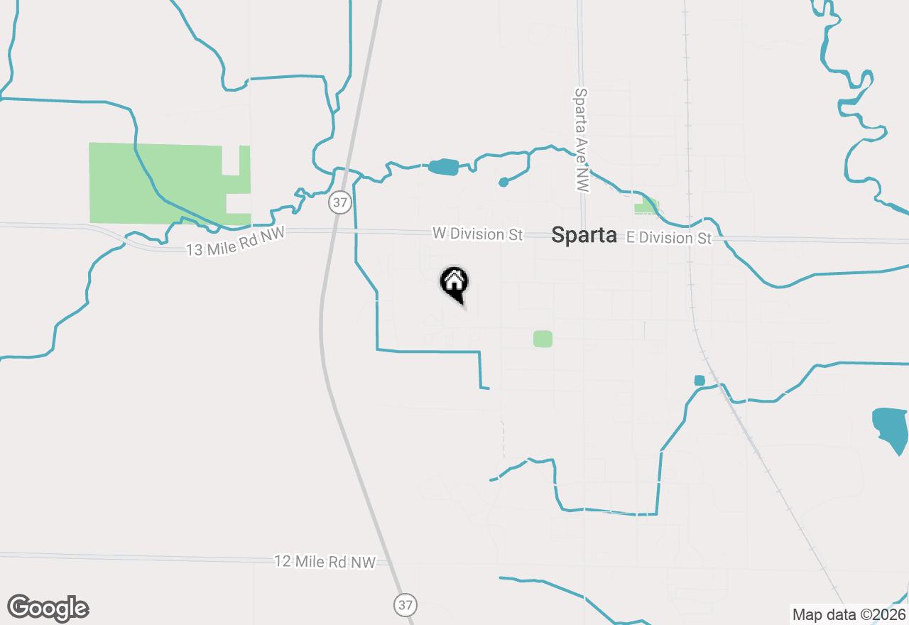 Map of 239 W Gardner Street Nw, Sparta, MI 49345