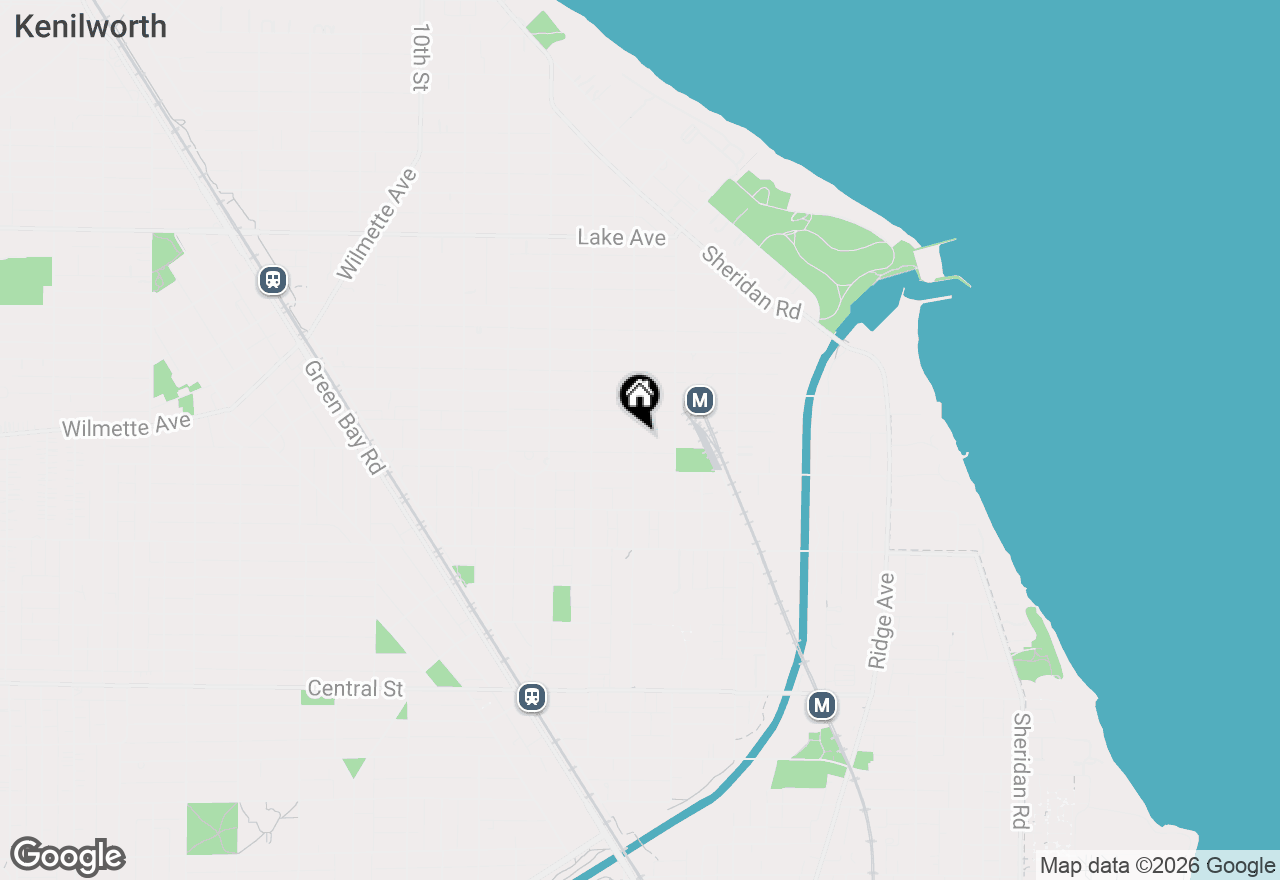 Map of 431 Laurel Avenue, Wilmette, IL 60091