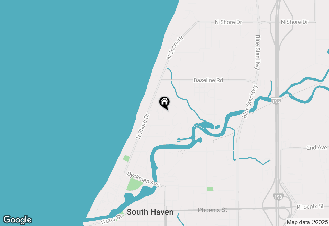 Map of 556 North Shore Drive #9, South Haven, MI 49090
