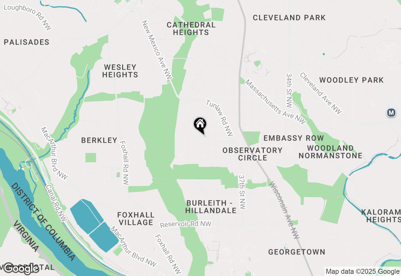 Map of 2335 40th Street Nw #3, Washington, DC 20007