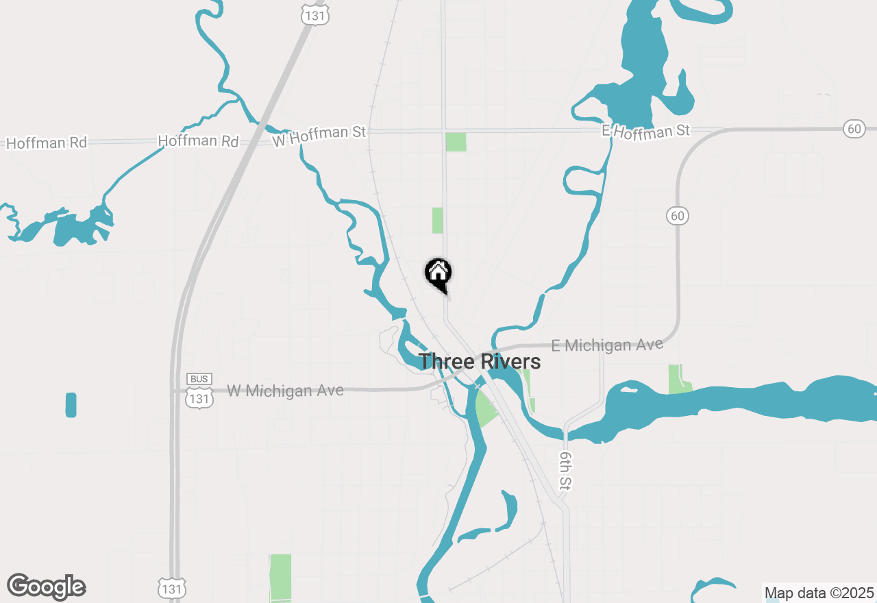 Map of 124 N Main Street #1, Three Rivers, MI 49093