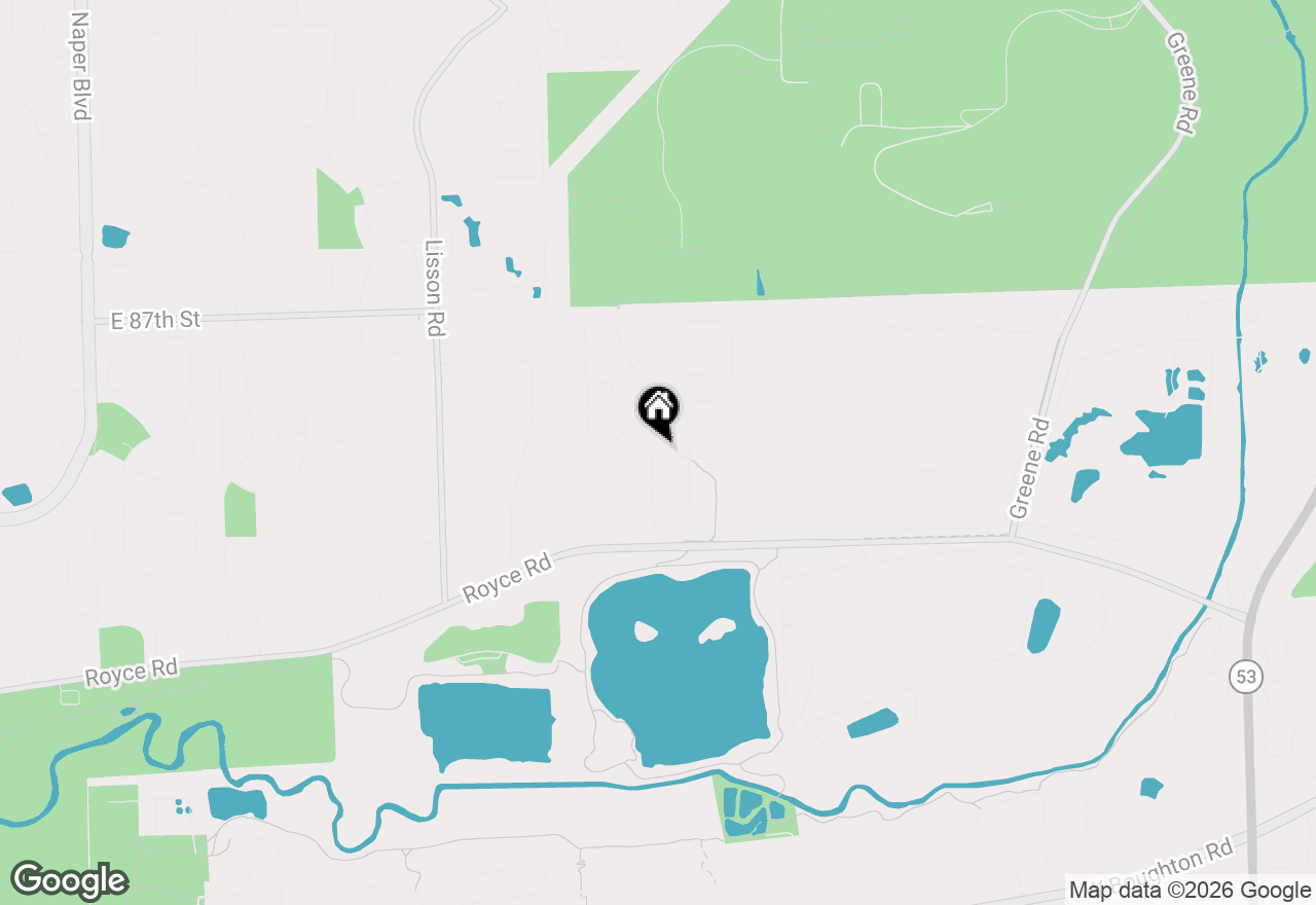 Map of 586 Daniels Street, Bolingbrook, IL 60440