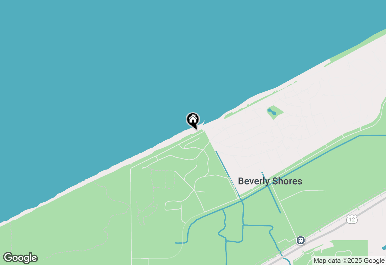 Map of 250 W Lake Front Drive, Beverly Shores, IN 46301