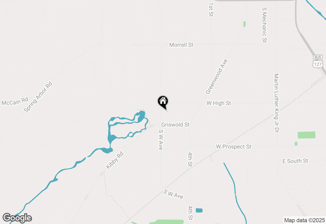 Map of 769 Randolph Street, Jackson, MI 49203