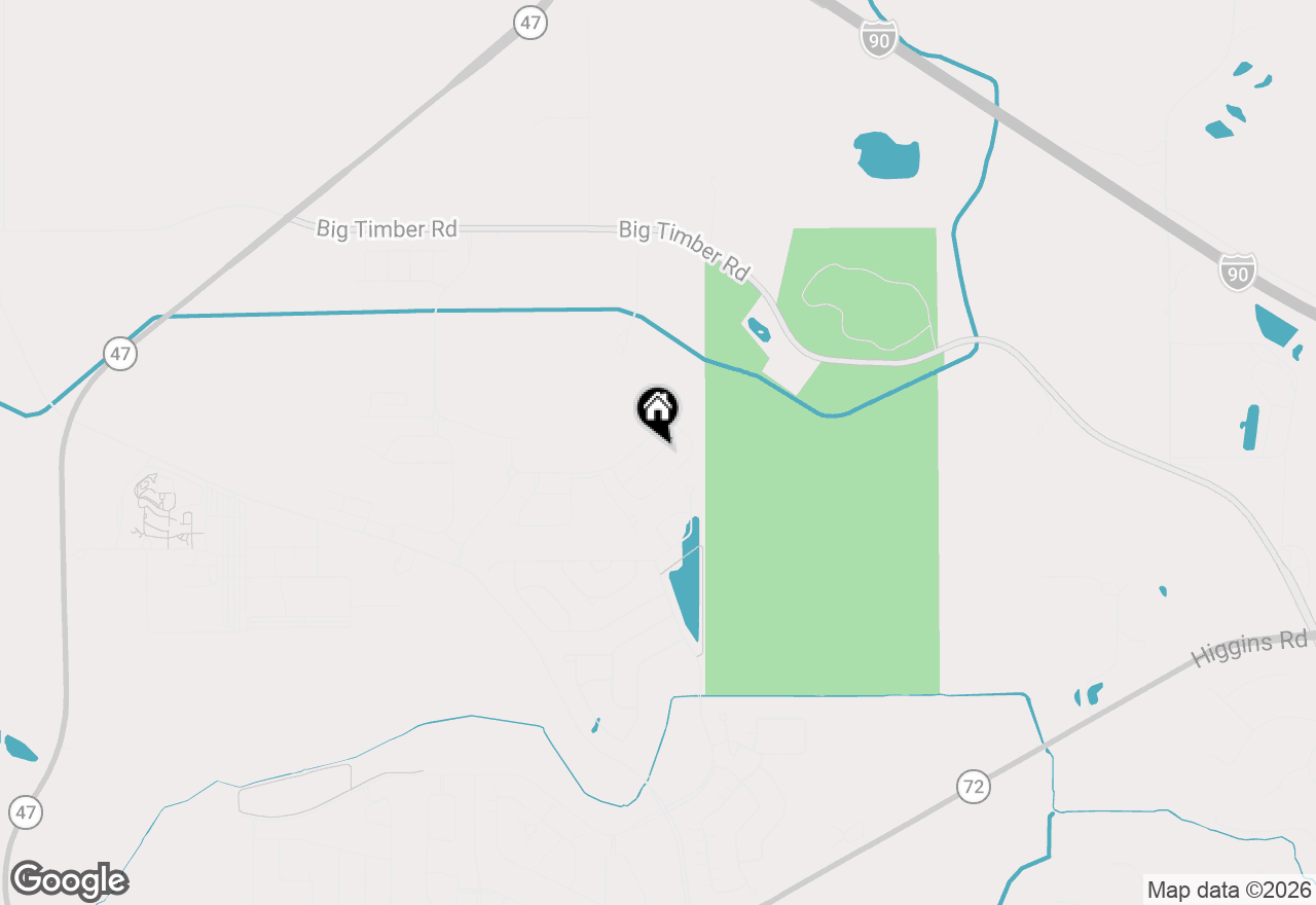 Map of 819 Mesa Lane, Pingree Grove, IL 60140