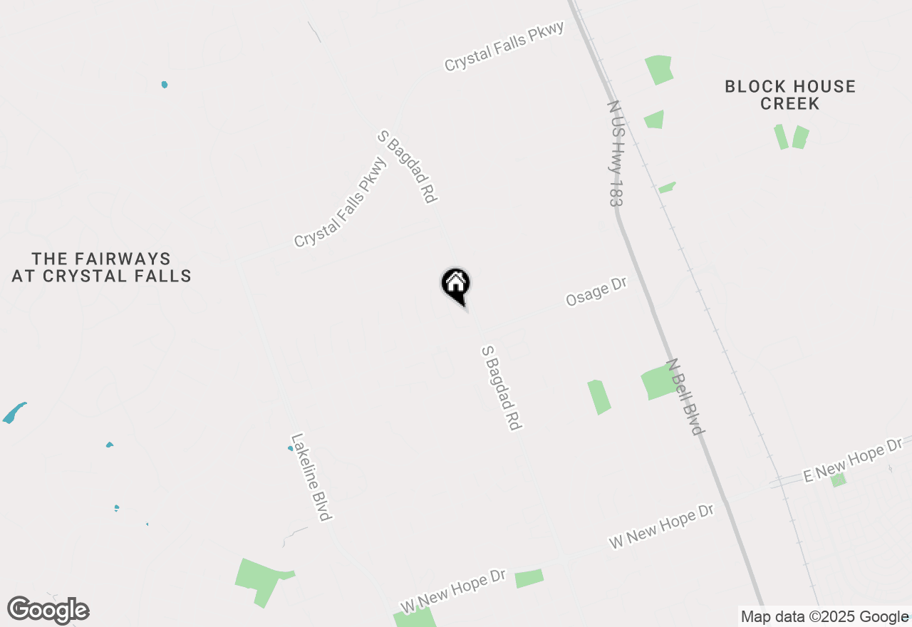 Map of 2500 White Stallion Way, Leander, TX 78641