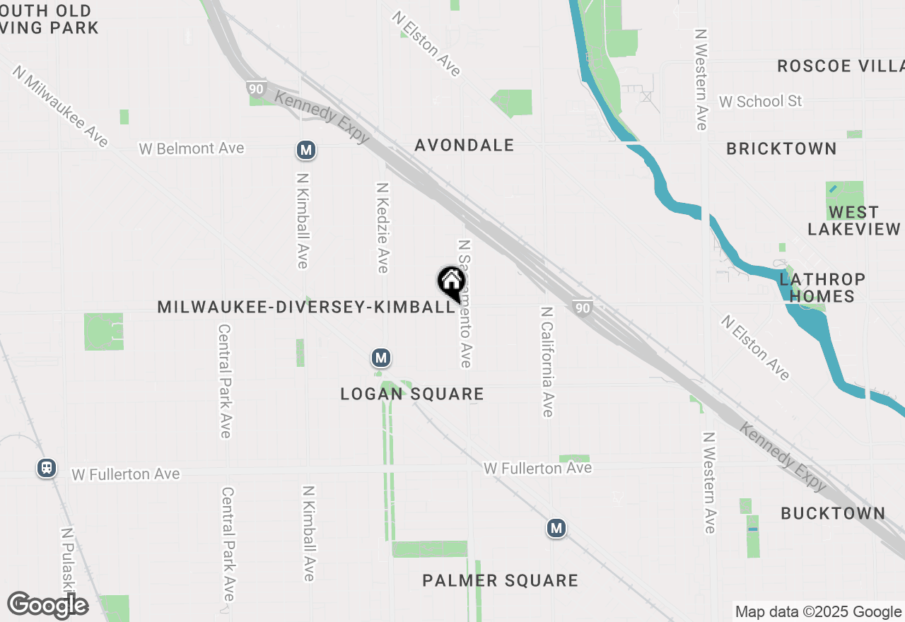 Map of 3021 W Diversey Avenue #G, Chicago, IL 60647
