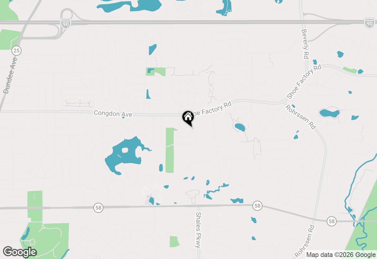 Map of 1590 Russell Drive, Hoffman Estates, IL 60192
