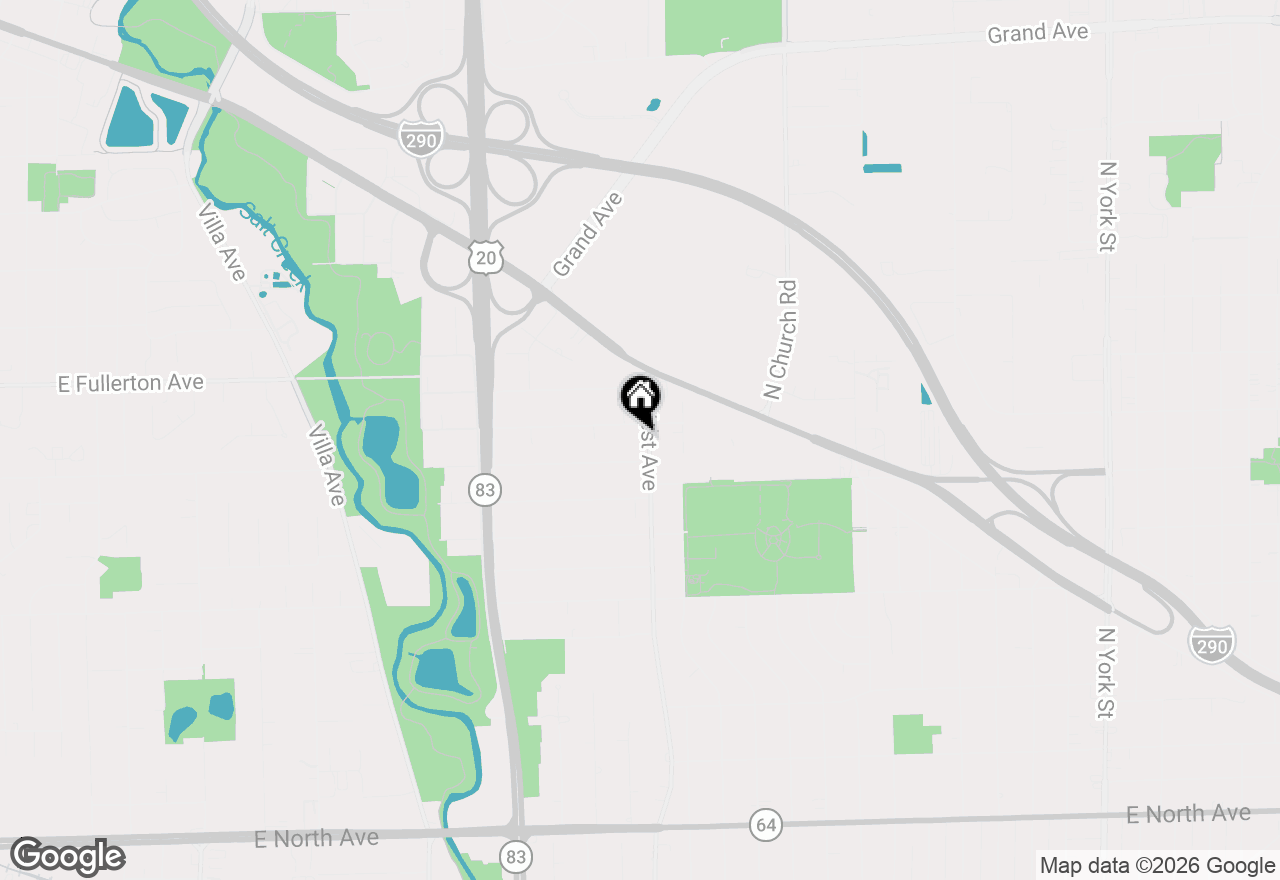 Map of 650 N West Avenue, Elmhurst, IL 60126