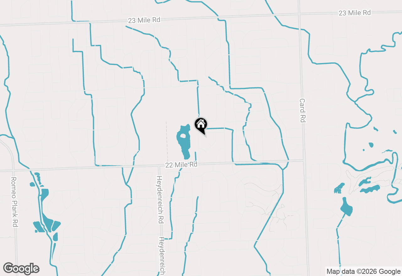 Map of 49316 Deerfield Park, Macomb, MI 48044