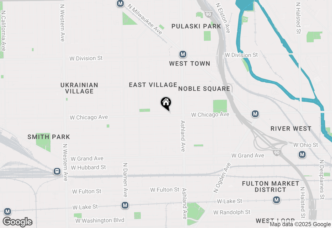 Map of 1708 W Chicago Avenue #3, Chicago, IL 60622