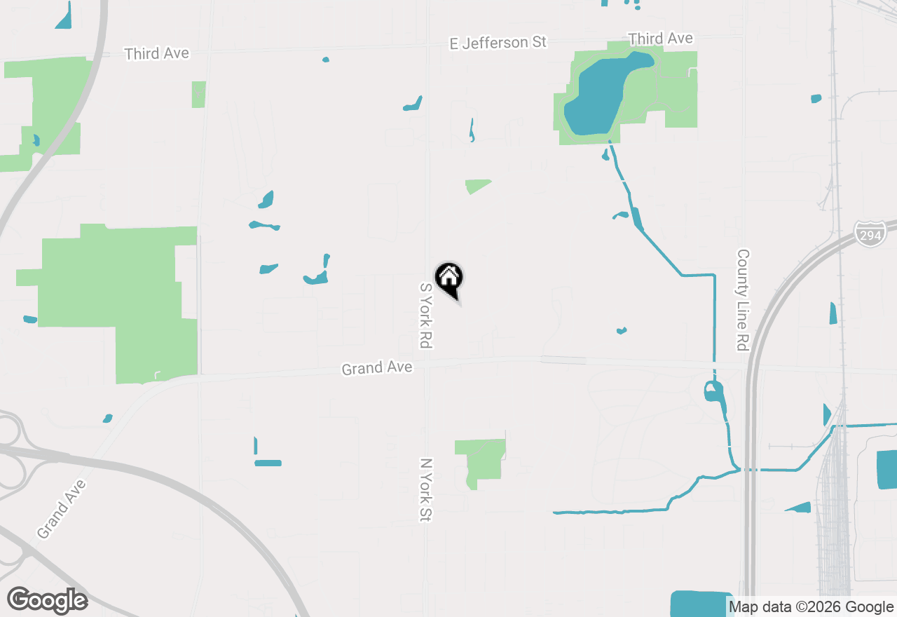 Map of 1043 S York Road #202, Bensenville, IL 60106