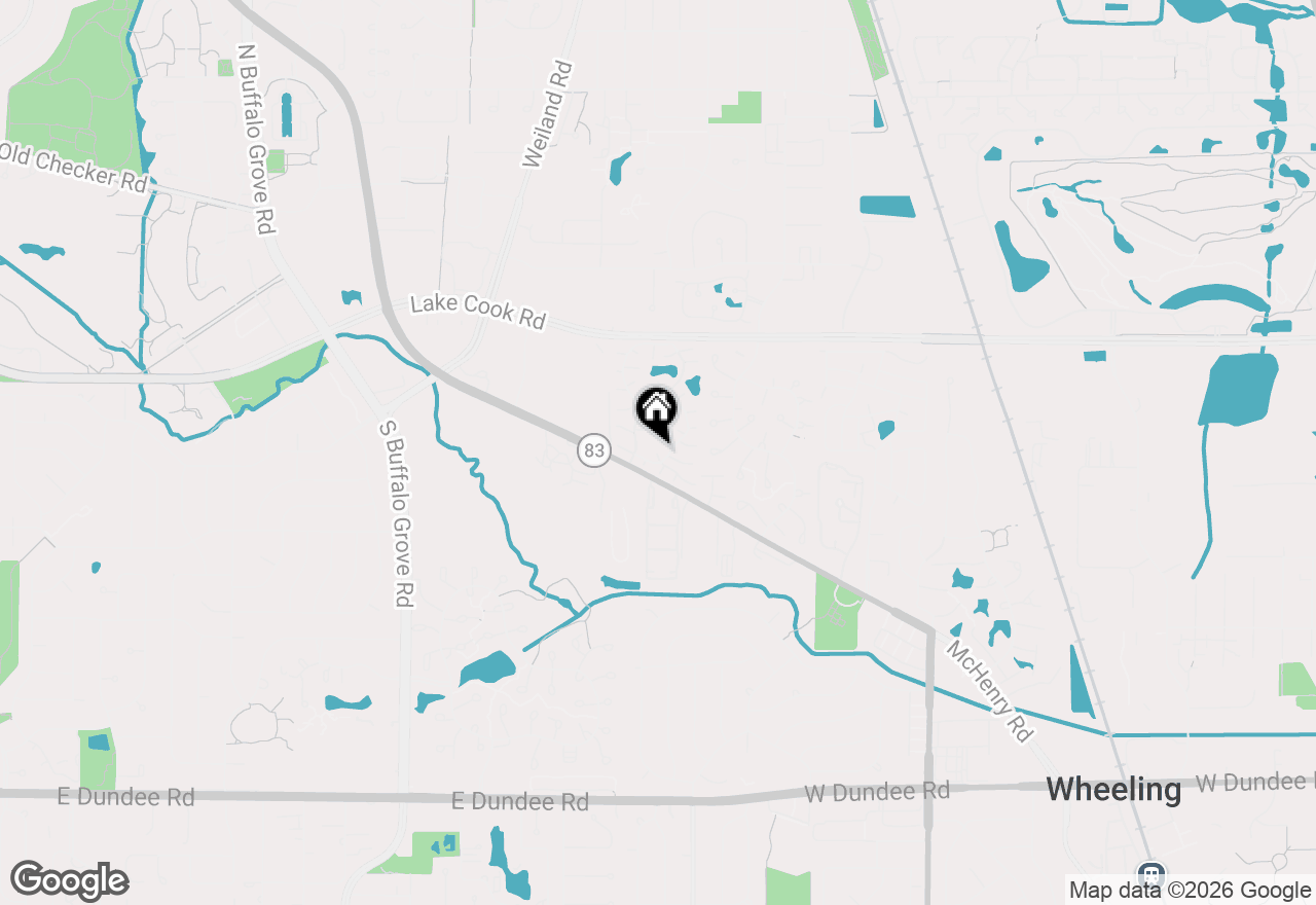 Map of (Address confidential), Wheeling, Illinois 60090