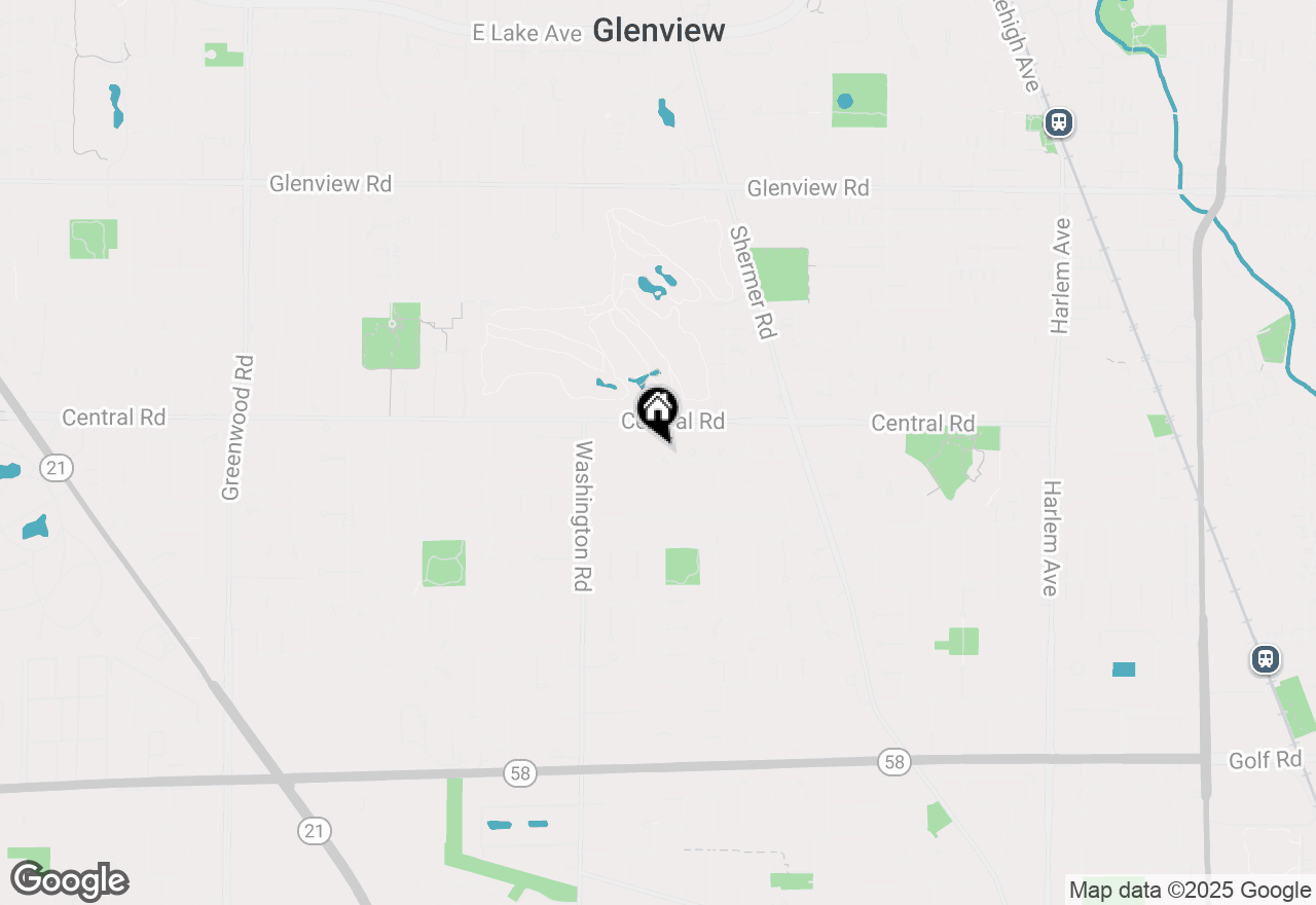 Map of 516 Short Lane, Glenview, IL 60025