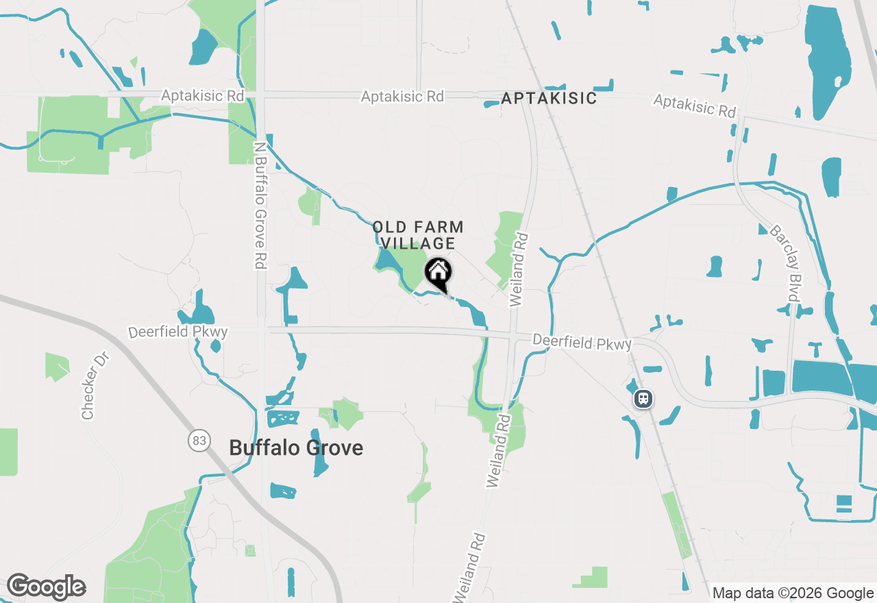Map of 132 White Branch Court, Buffalo Grove, IL 60089