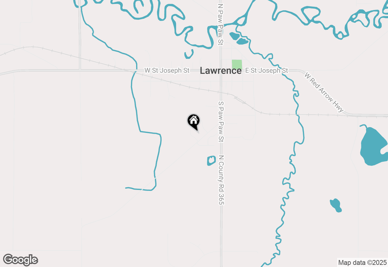 Map of 204 Corwin Meadows Drive, Lawrence, MI 49064