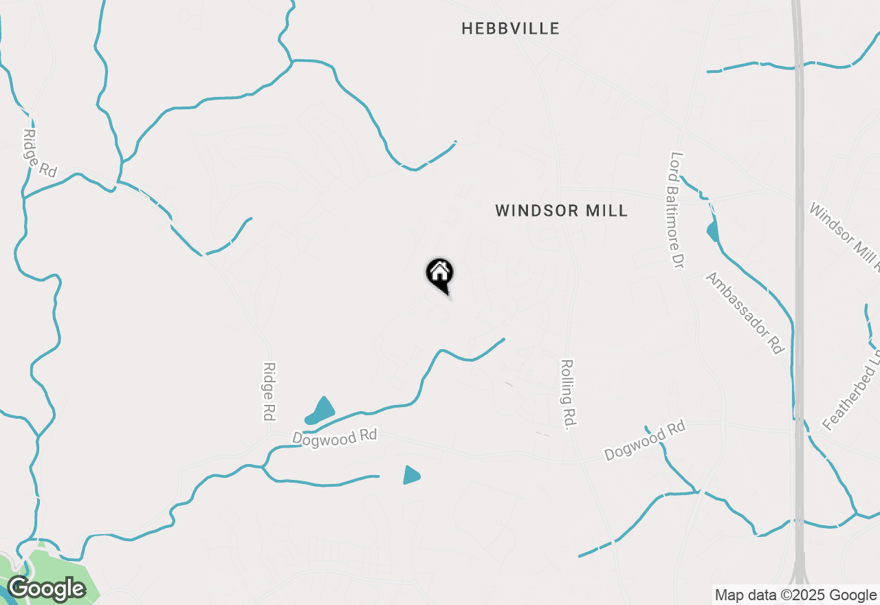 Map of 7464 Catterick Court, Windsor Mill, MD 21244