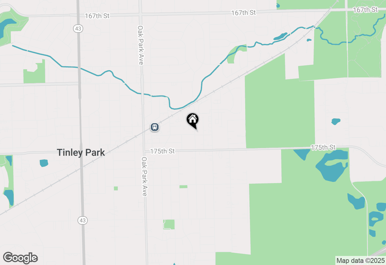 Map of 6500 174th Street, Tinley Park, IL 60477