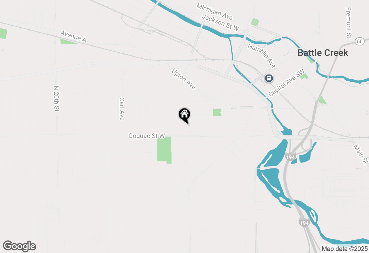 Map of 210 Battle Creek Avenue, Battle Creek, MI 49037