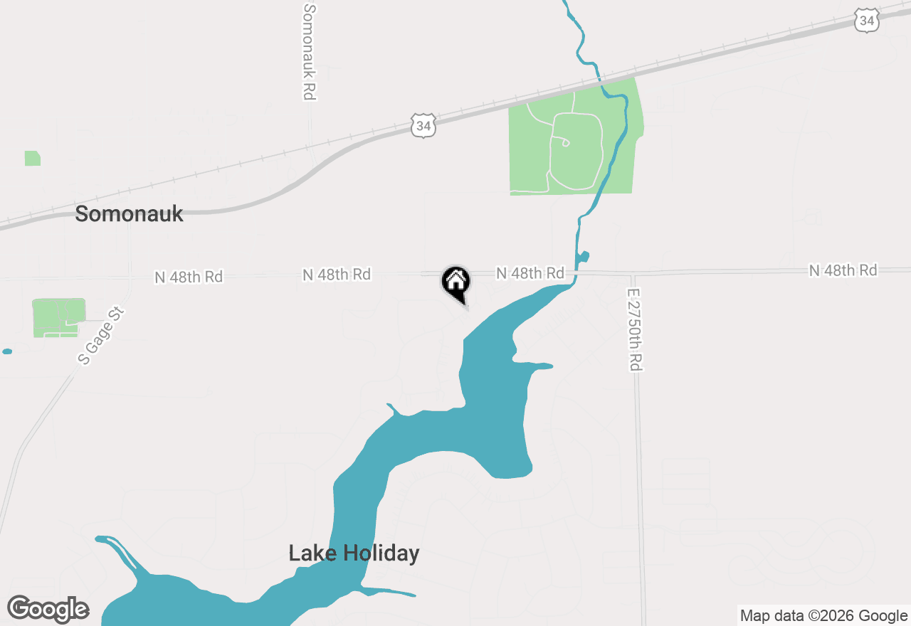 Map of 1238 Lakewood Drive, Somonauk, IL 60552