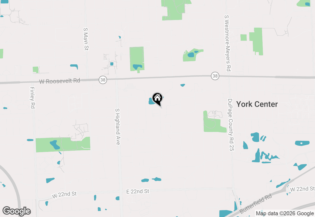 Map of 1418 S Fairfield Avenue, Lombard, IL 60148