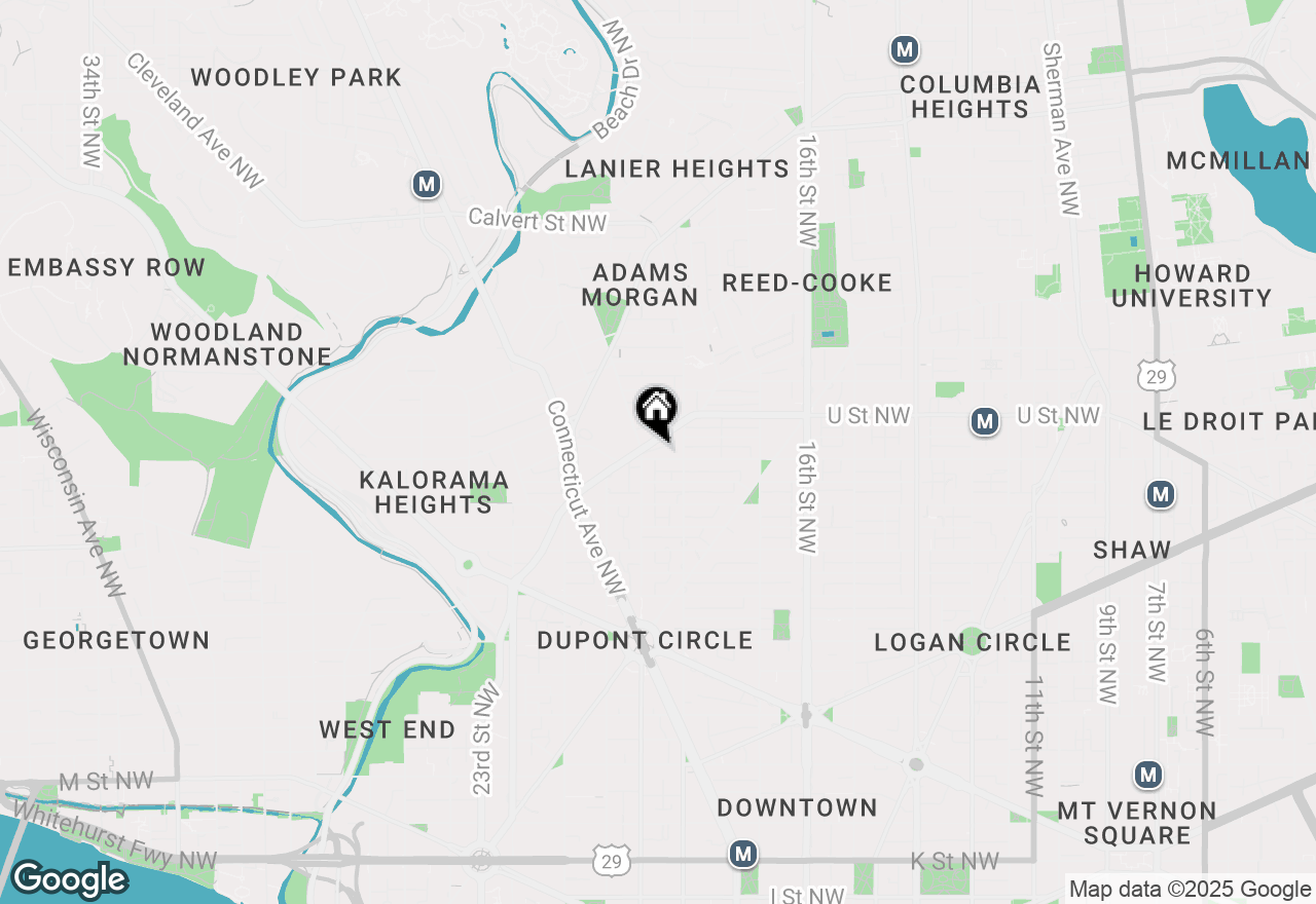 Map of 1825 T Street Nw #303, Washington, DC 20009
