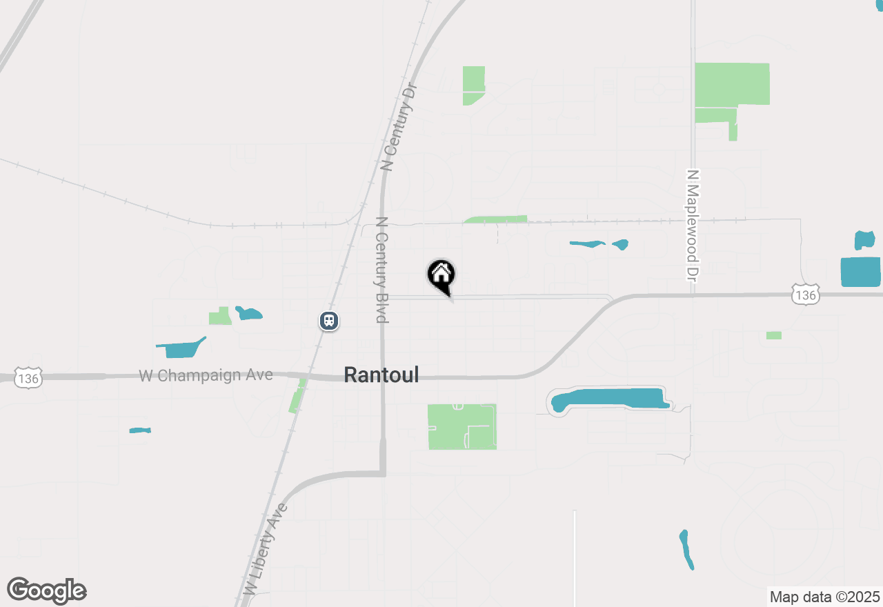 Map of 120 N Fredrick Street, Rantoul, IL 61866