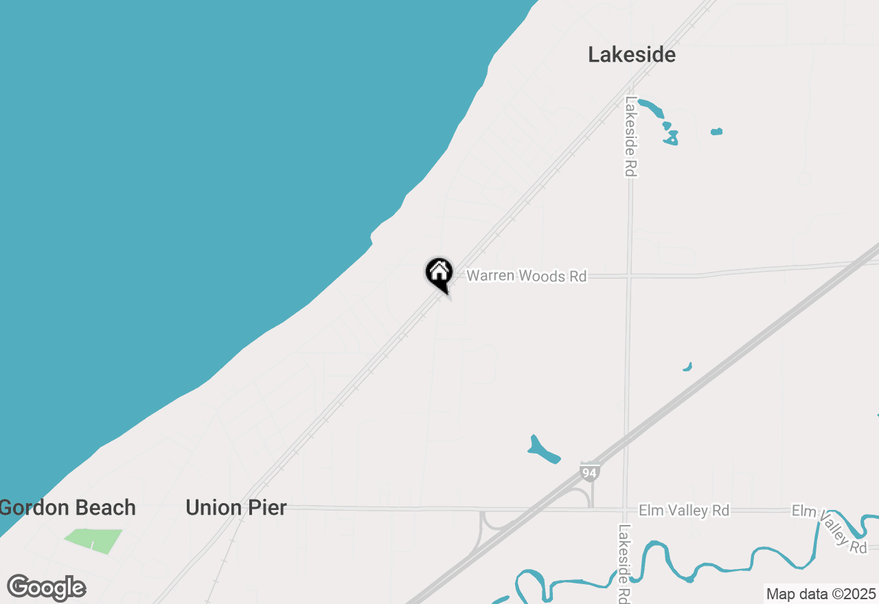 Map of 15660 Locke Road, Union Pier, MI 49129