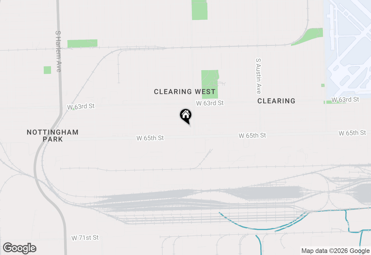 Map of 6430 W 64th Place, Chicago, IL 60638