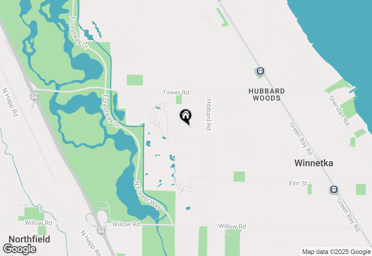 Map of 1350 Westmoor Trail, Winnetka, IL 60093