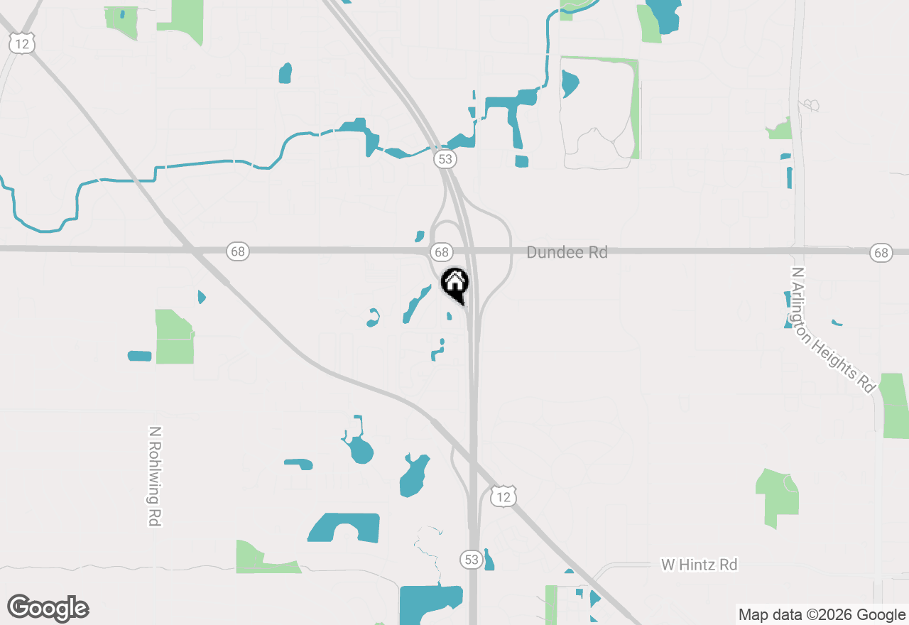 Map of 1424 Carol Court #3A, Palatine, IL 60074