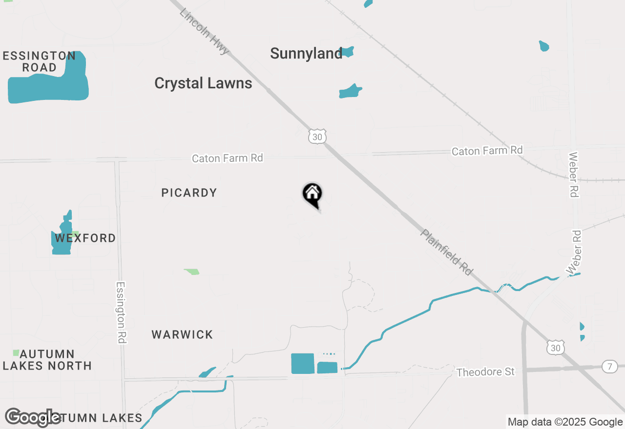 Map of 2331 Carnation Drive #2331, Crest Hill, IL 60403