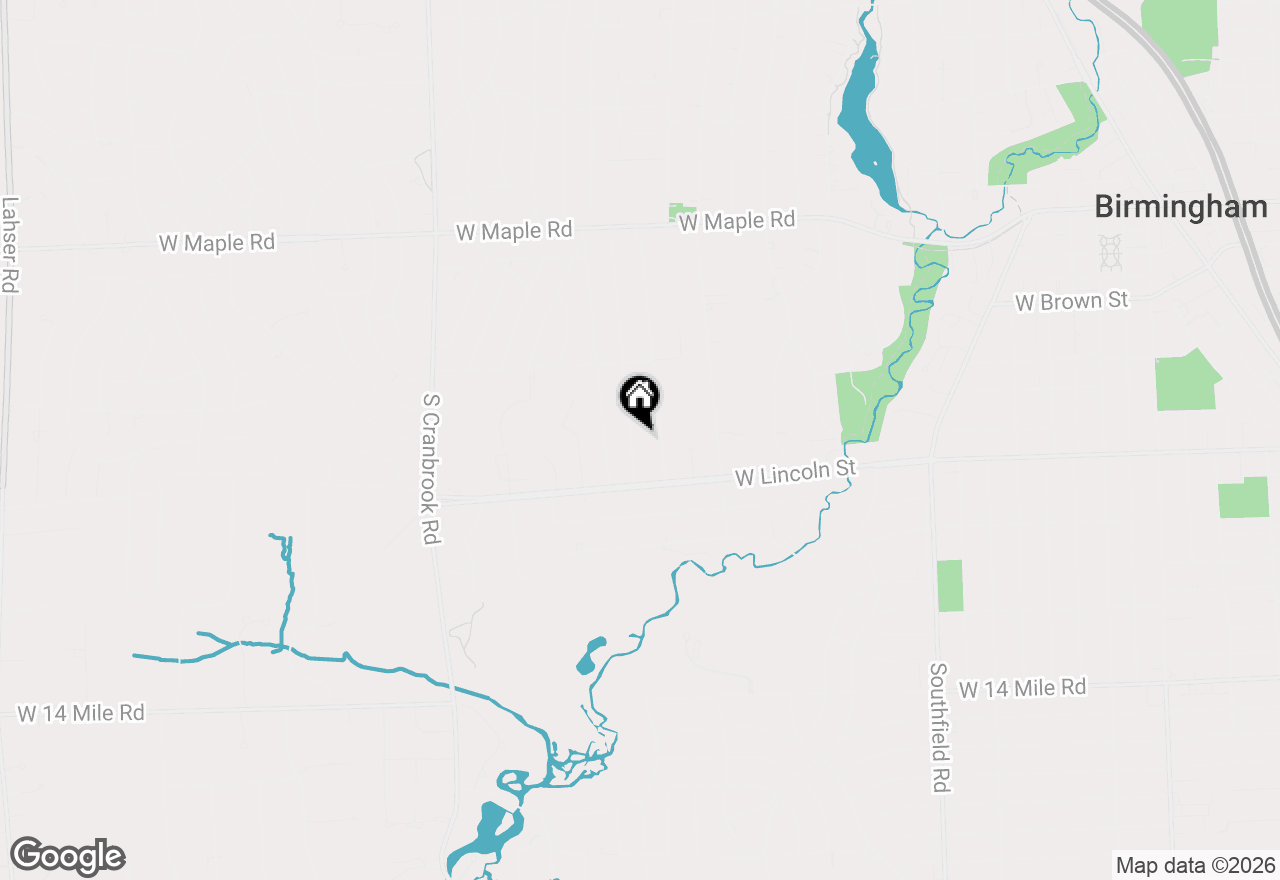Map of 925 Westchester Way, Birmingham, MI 48009