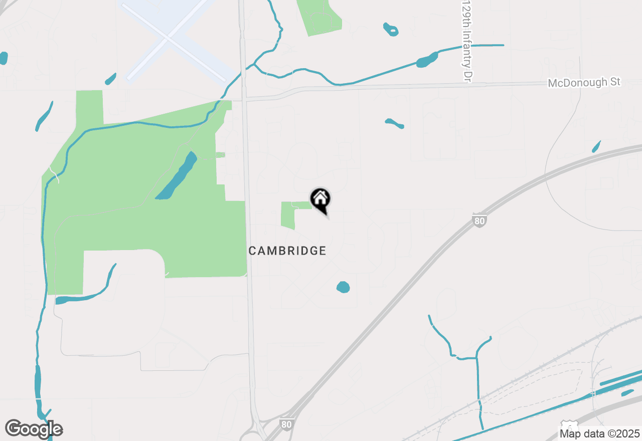 Map of 3384 Windsor Lane, Joliet, IL 60431