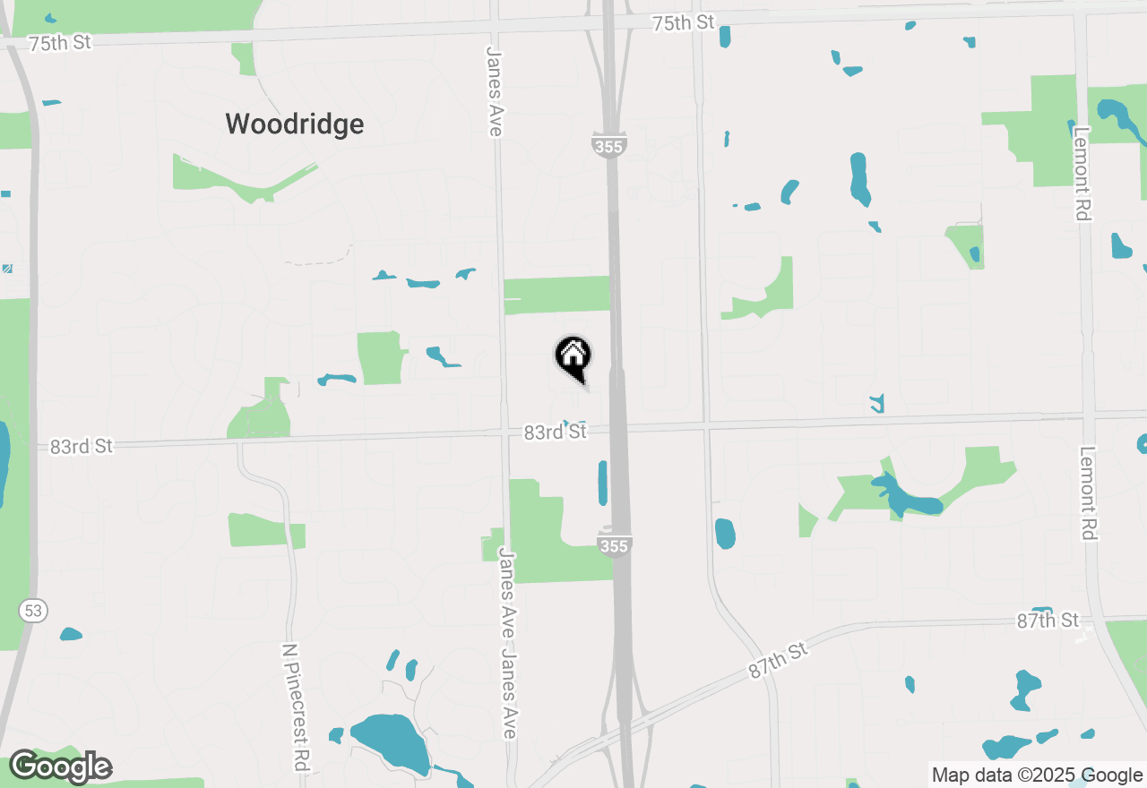Map of 8212 Anchor Drive #501, Woodridge, IL 60517