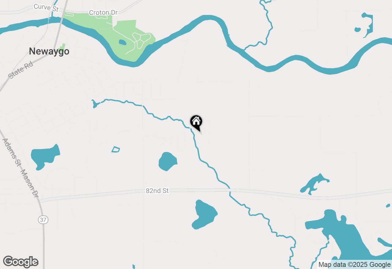 Map of 622 S Coho Lane, Newaygo, MI 49337