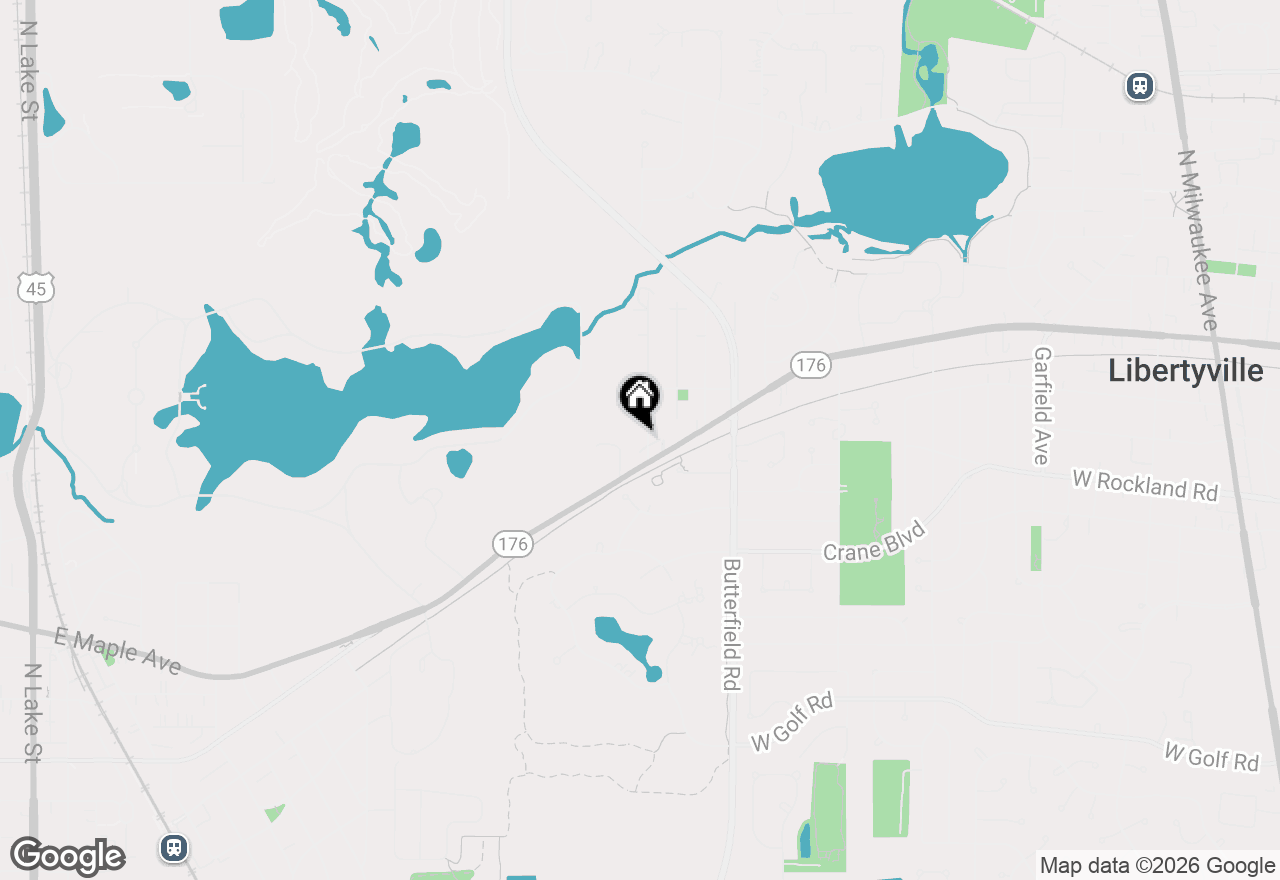 Map of 123 Woodland Road, Libertyville, IL 60048