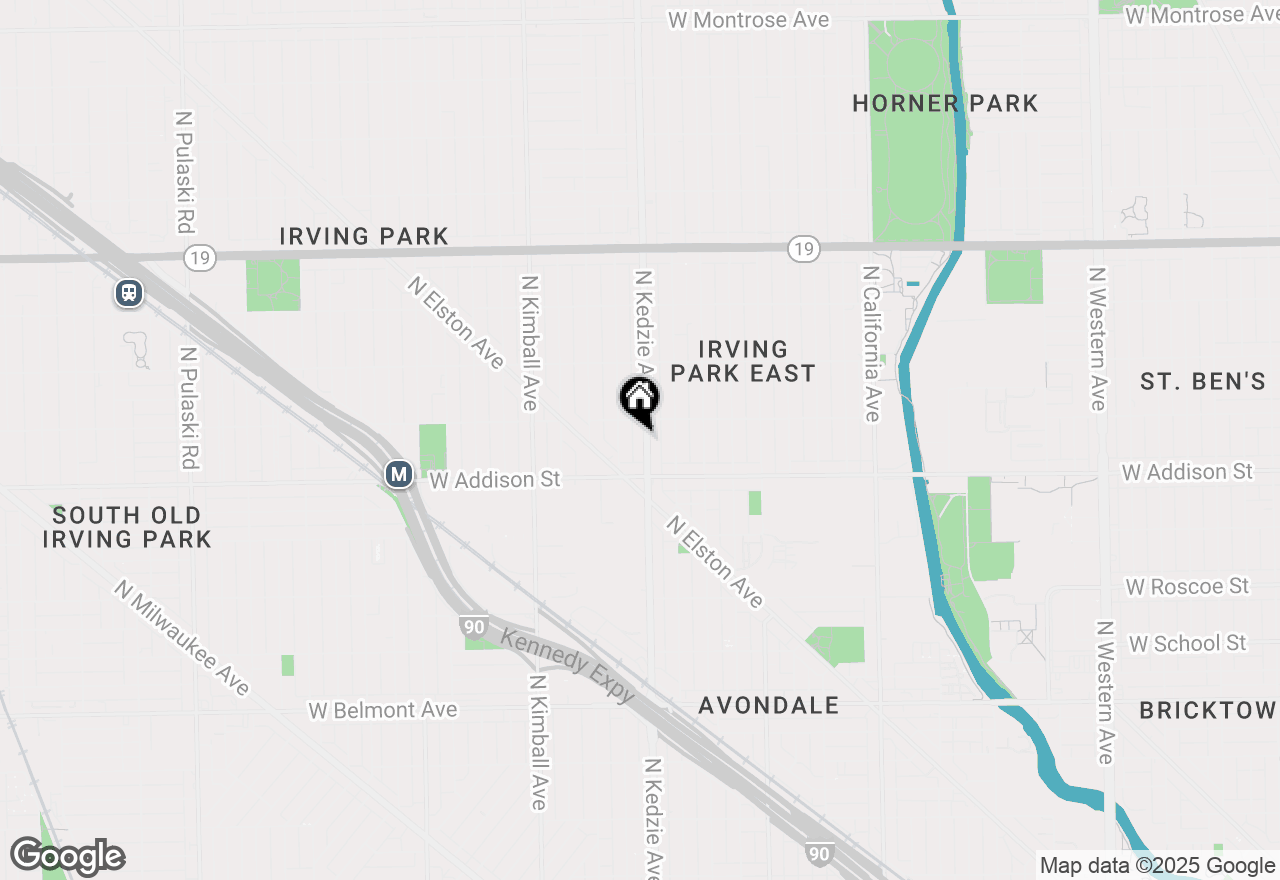 Map of 3638 N Kedzie Avenue, Chicago, IL 60618