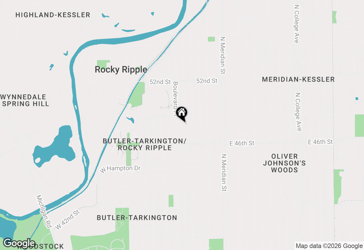 Map of 4720 Graceland Avenue, Indianapolis, IN 46208