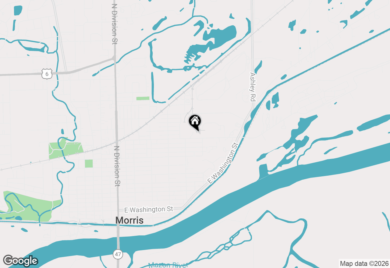 Map of 922 Armstrong Street, Morris, IL 60450