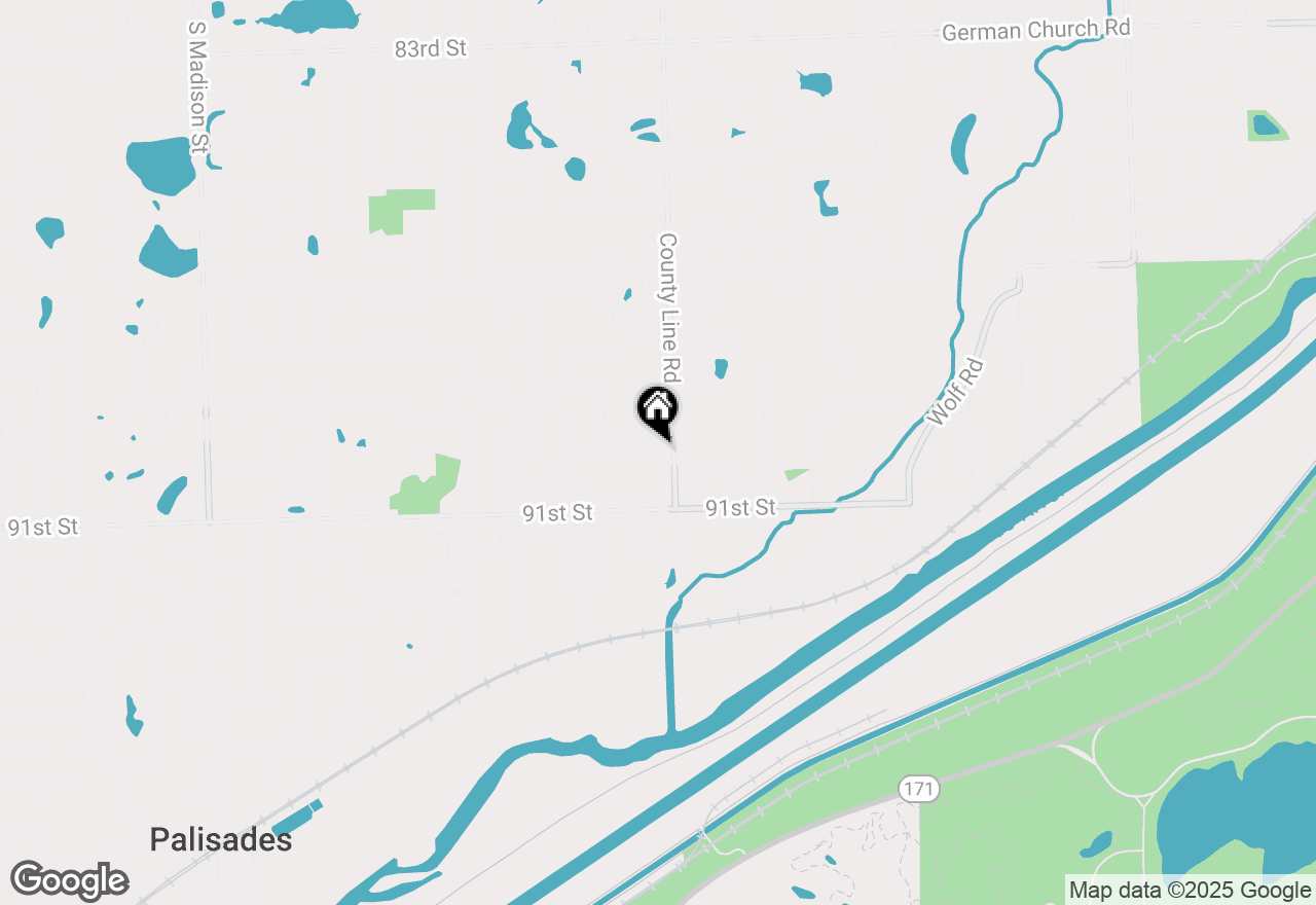 Map of 20 Ashton Drive, Burr Ridge, IL 60527