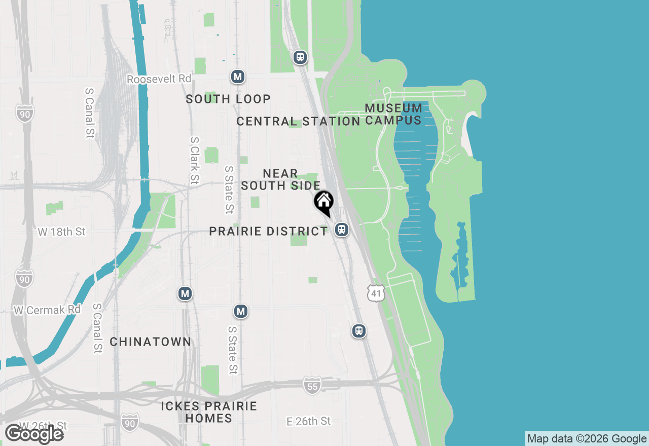 Map of 326 E 18th Street, Chicago, IL 60616