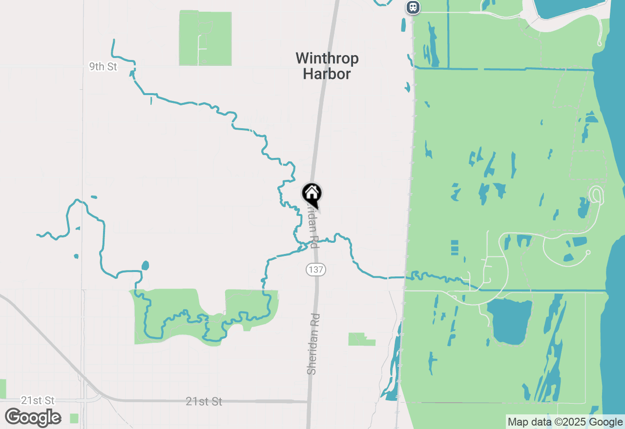 Map of 1414 Sheridan Road, Winthrop Harbor, IL 60096