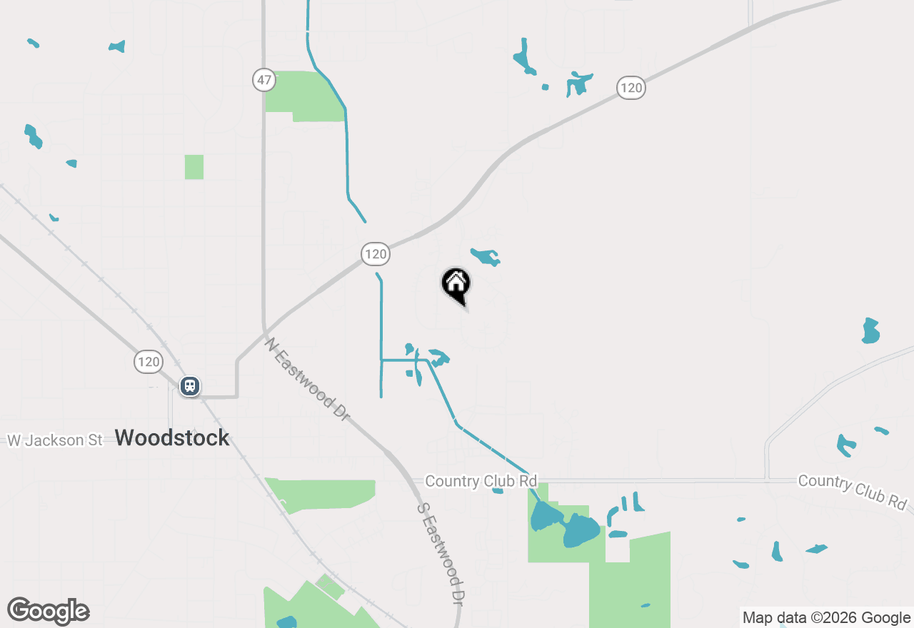 Map of 649 N Sharon Drive, Woodstock, IL 60098