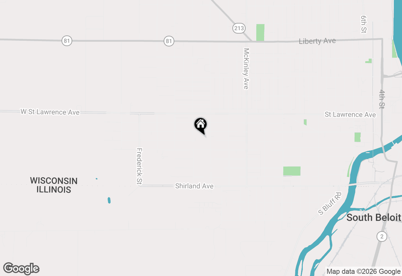 Map of 1939 Jackson St, Beloit, WI 53511