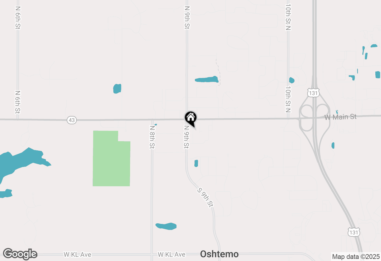 Map of 714 N 9th Street, Kalamazoo, MI 49009