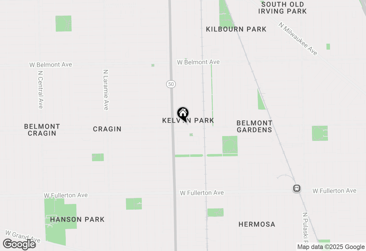 Map of 2801 N Keating Avenue #301, Chicago, IL 60641