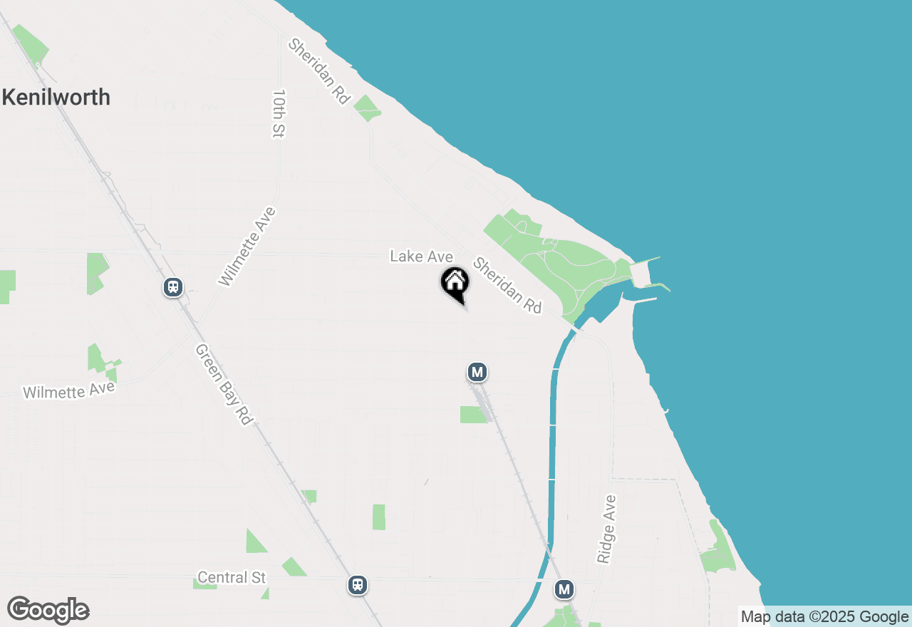 Map of 407 Central Avenue, Wilmette, IL 60091