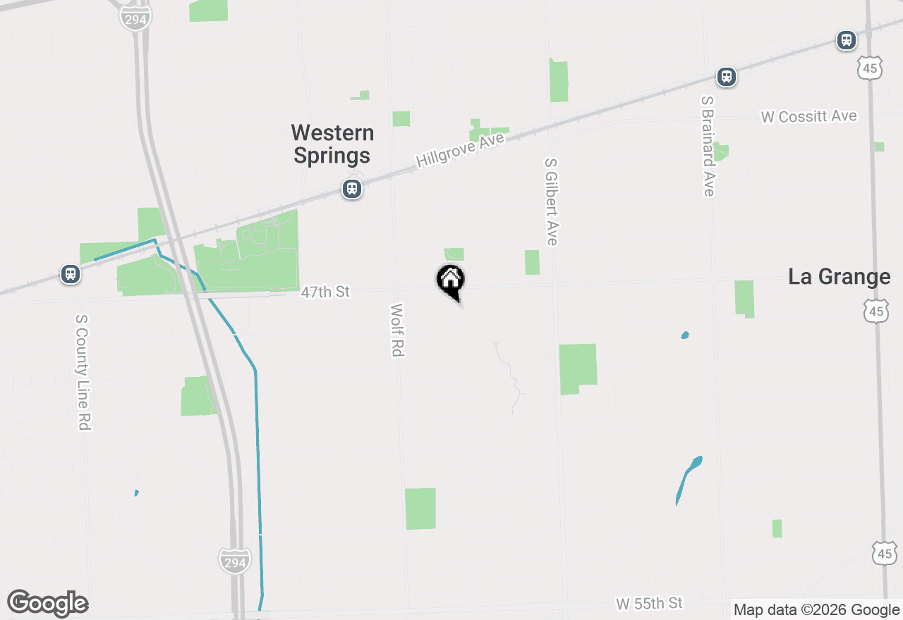 Map of 4726 Howard Avenue, Western Springs, IL 60558