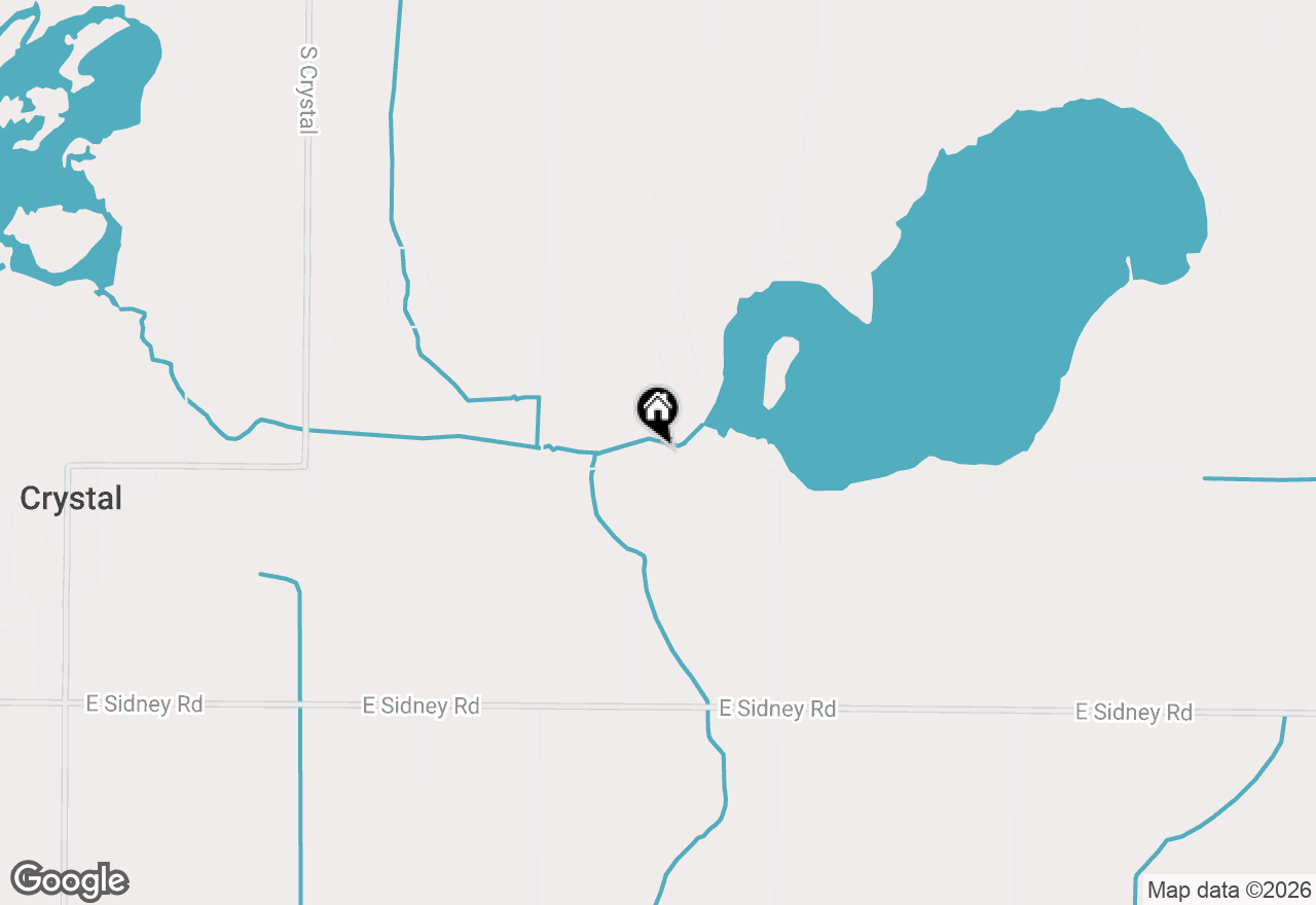 Map of 1960 Waterview Way, Crystal, MI 48818
